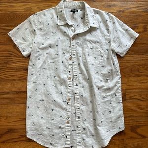 boys art class button down shirt!